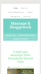 Mobile Screenshot of massage-therapy-blog.com
